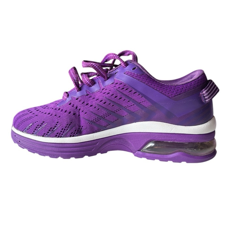STQ Lightweight Air Cushion Shoes, Road Running w/ Arch Support Dark Purple 5.5 - Picture 2 of 13